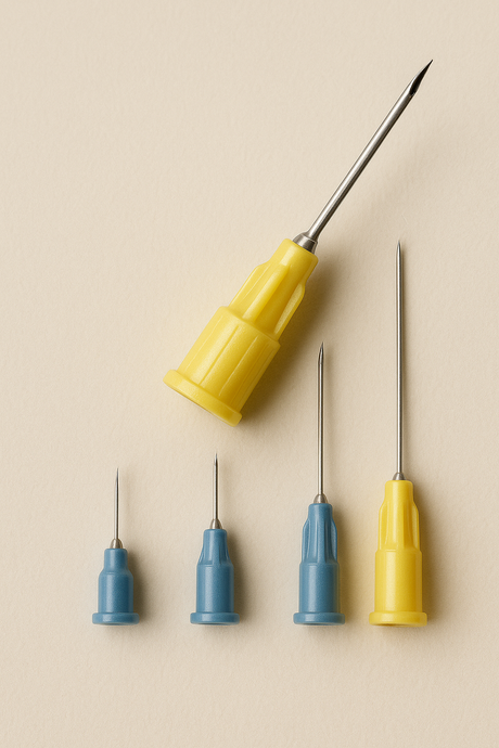 Disposable Dental Needles for Local Anesthetics: 27G and 30G (Extra Short, Short, and Long)