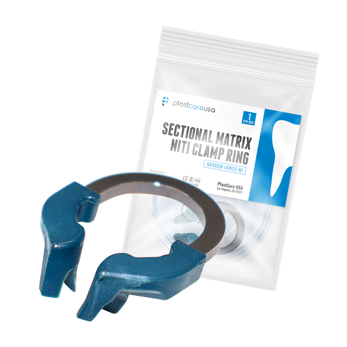洋楽 Matrixxman Sector II: Acid DKMNT045 Narrow Nickel Titanium Dental Matrix Bands Ring – Sectional Matrix