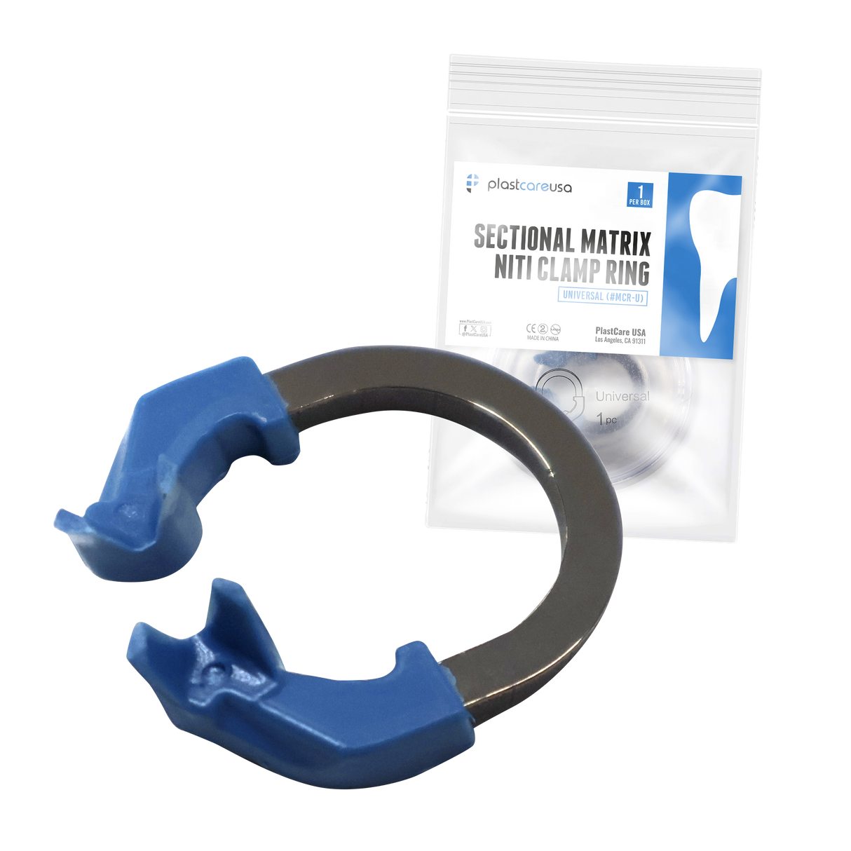 Universal Nickel Titanium Dental Matrix Bands Ring – Sectional Matrix Clamp Refills for Restorative Procedures