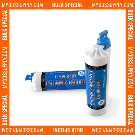 6 x A1 Temporary Crown & Bridge Dental Material 10:1 (Made in Germany) *Bulk Special* - My DDS Supply