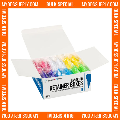 120 Sealed Assorted Dental Retainer Cases (10 Boxes  of 12) *Bulk Special* - My DDS Supply
