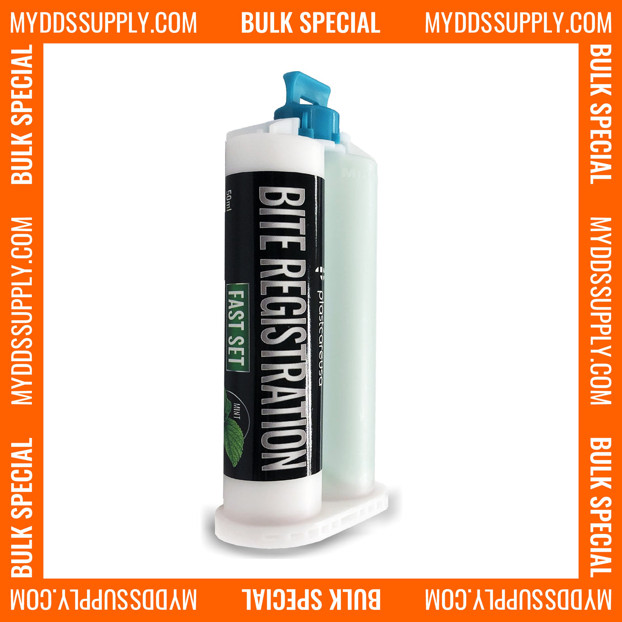 20 Fast Bite Registration Material (Fast Set) (20 50ml Cartridges) by PlastCare USA - My DDS Supply