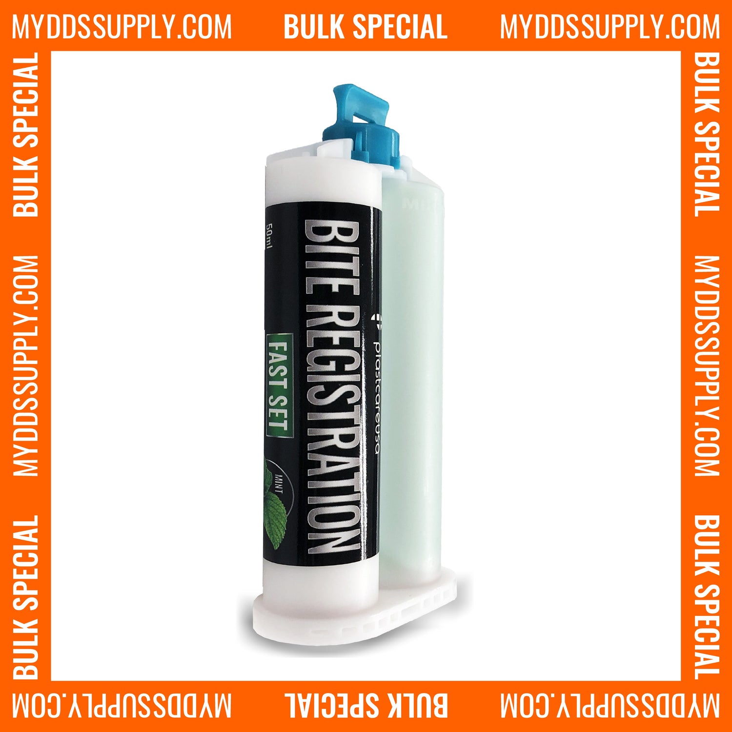 20 Fast Bite Registration Material (Fast Set) (20 50ml Cartridges) by PlastCare USA - My DDS Supply