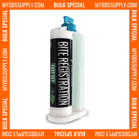 20 Fast Bite Registration Material (Fast Set) (20 50ml Cartridges) by PlastCare USA - My DDS Supply