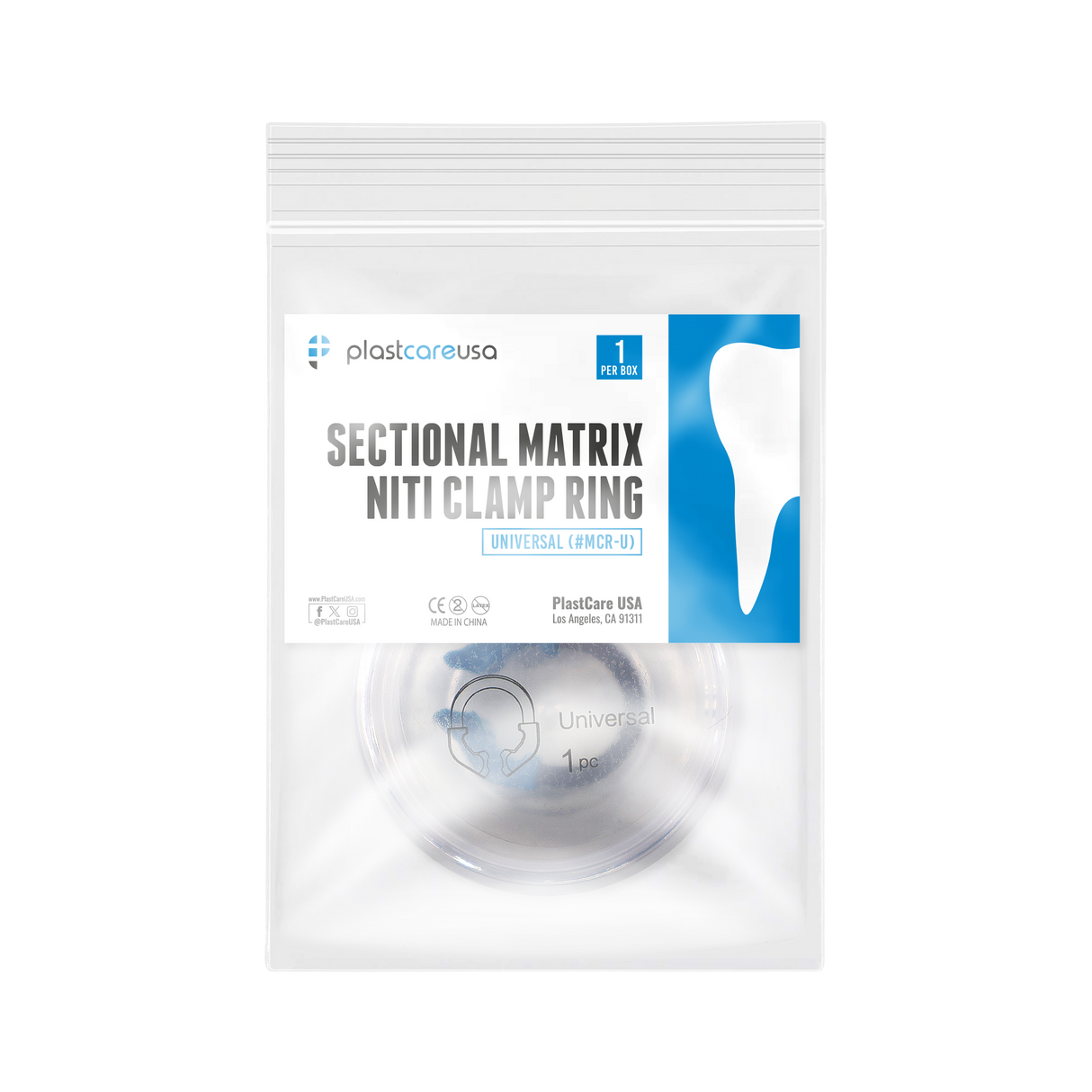 Universal Nickel Titanium Dental Matrix Bands Ring – Sectional Matrix Clamp Refills for Restorative Procedures