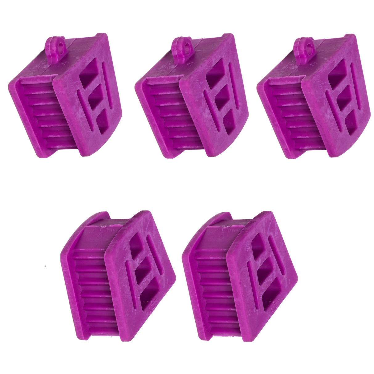 5 x Bite Block Autoclavable Silicone Mouth Props (Large - Purple)