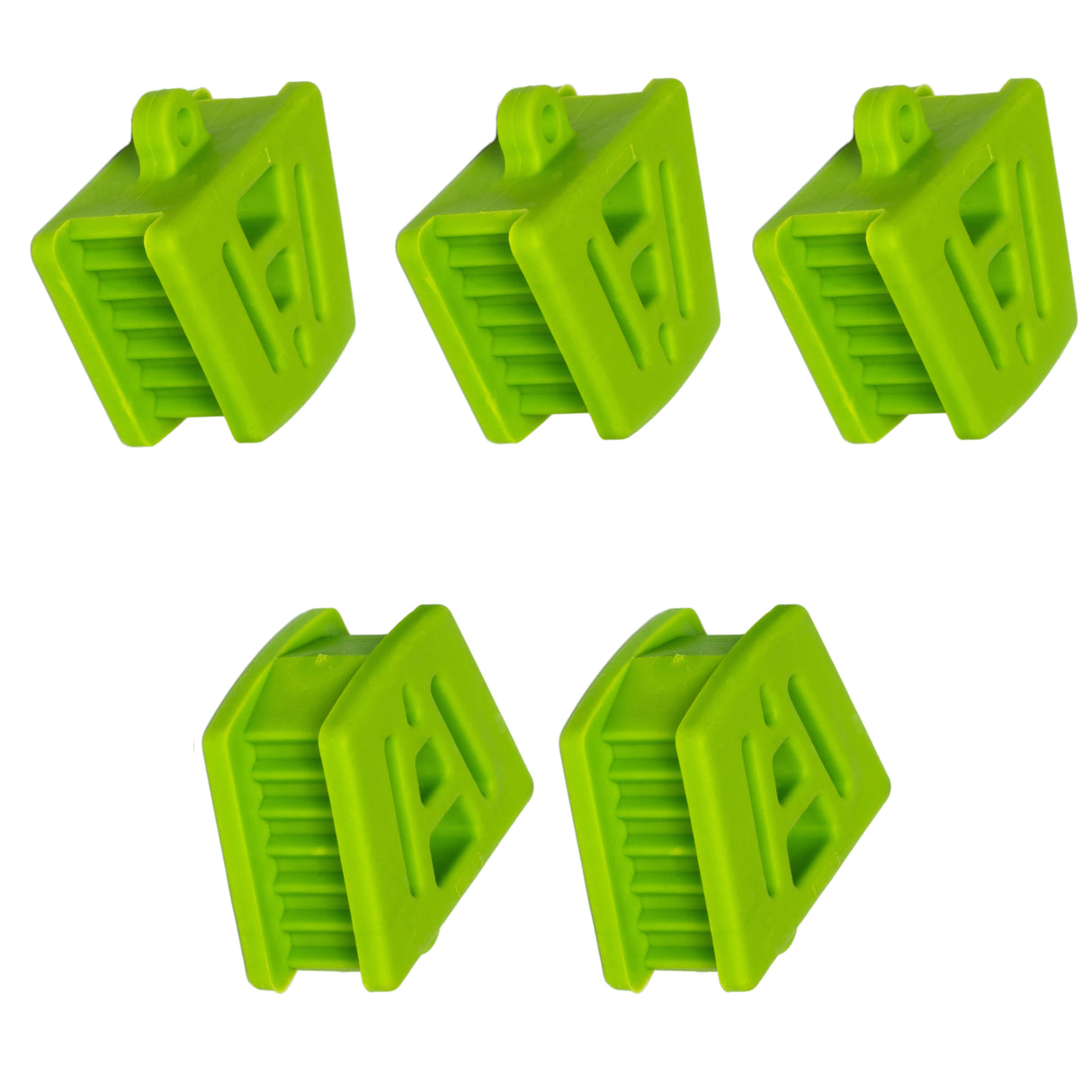 5 x Bite Block Autoclavable Silicone Mouth Props (Medium - Green) - My DDS Supply