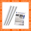 6000 White HVE Evacuation Suction Dental Tips, Vented (60 Bags, 6 Cases) - My DDS Supply