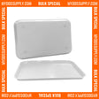 20 x White Dental Set Up Instrument Autoclave Flat Tray, 13 1/4″ x 9 3/4″ (Ritter Size B) by PlastCare USA - My DDS Supply