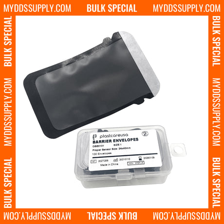 1000 #1 Barrier Envelopes For Dental X-Ray Digital Phosphor Plate Sensor (10 Boxes) - My DDS Supply