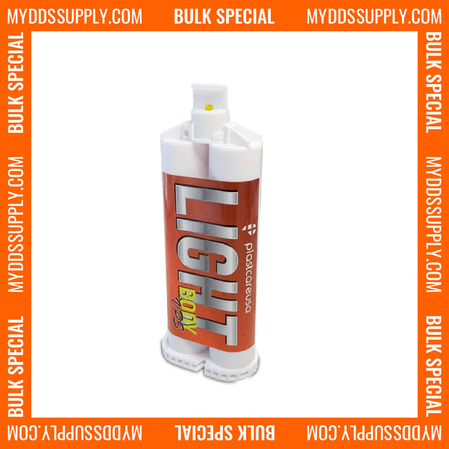 60 x VPS Light Body Fast Set Impression Material 50 mL Cartridges, Dental PVS - My DDS Supply