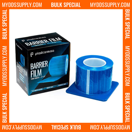 8 x Blue Barrier Film, 4" x 6", 1200 Sheets (1 Case of 8 Rolls) - My DDS Supply