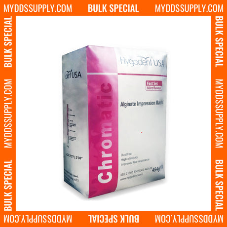 24 X  Hygedent Chromatic Alginate, Color Changing (Fast Set) *Bulk Special* - My DDS Supply