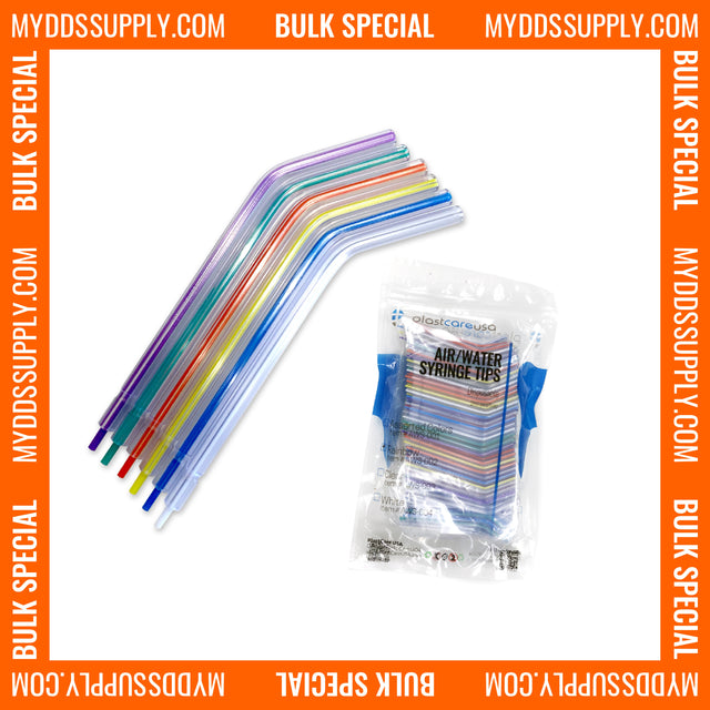2500 x Assorted Air-Water Syringe Tips (10 Bags) *Bulk Special* - My DDS Supply