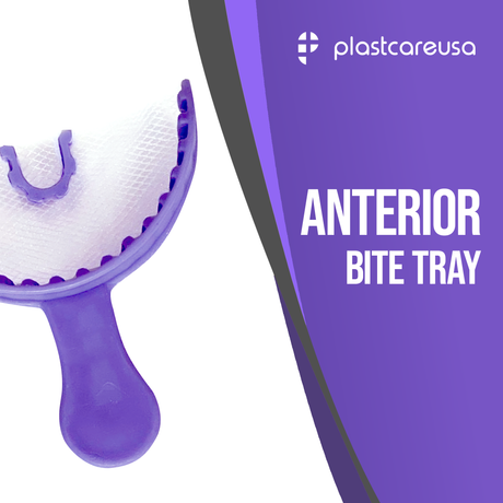 35 x Anterior Purple Bite Registration Impression Trays (1 Box) - My DDS Supply