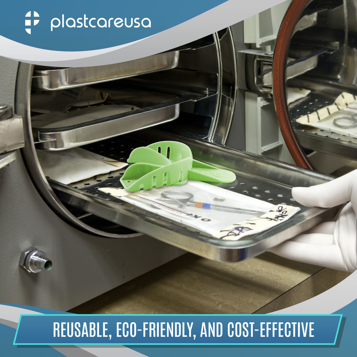 #4 Medium Lower Autoclave Perforated Impression Trays (Bag of 12) by PlastCare USA - My DDS Supply