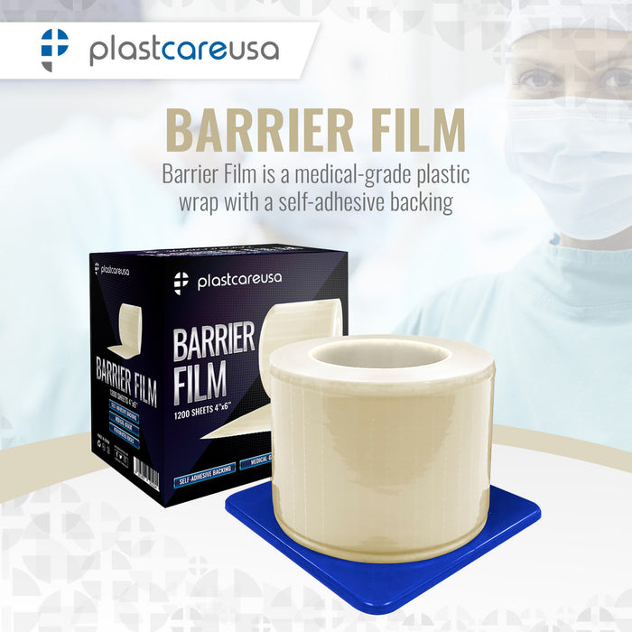 Clear Barrier Film, 4" x 6", 1200 Sheets - My DDS Supply
