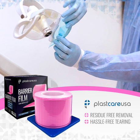 Pink Barrier Film, 4x6 1200 sheets - My DDS Supply