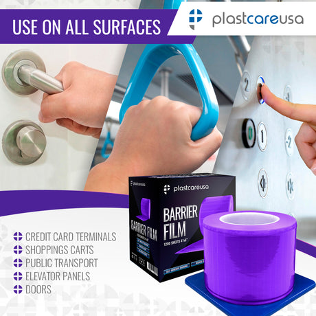 Purple Barrier Film, 4" x 6", 1200 Sheets - My DDS Supply