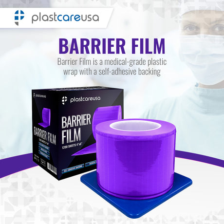 Purple Barrier Film, 4" x 6", 1200 Sheets - My DDS Supply