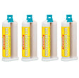 4 Unflavored Regular Set Bite Registration Material 50ml Cartridges by PlastCare USA - My DDS Supply