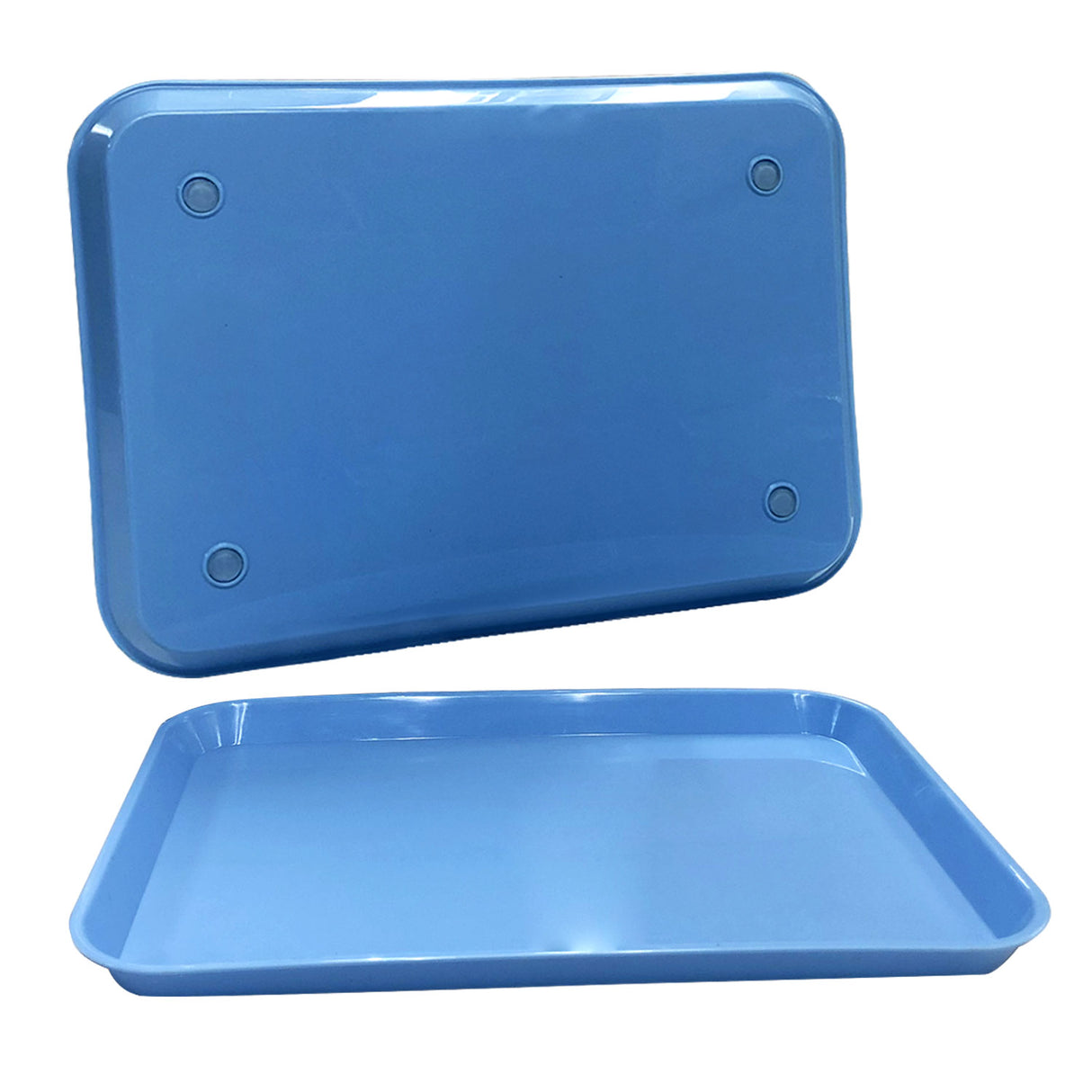 20 x Blue Dental Set Up Instrument Autoclave Flat Tray, 13 1/4″ x 9 3/4″ (Ritter Size B) by PlastCare USA - My DDS Supply