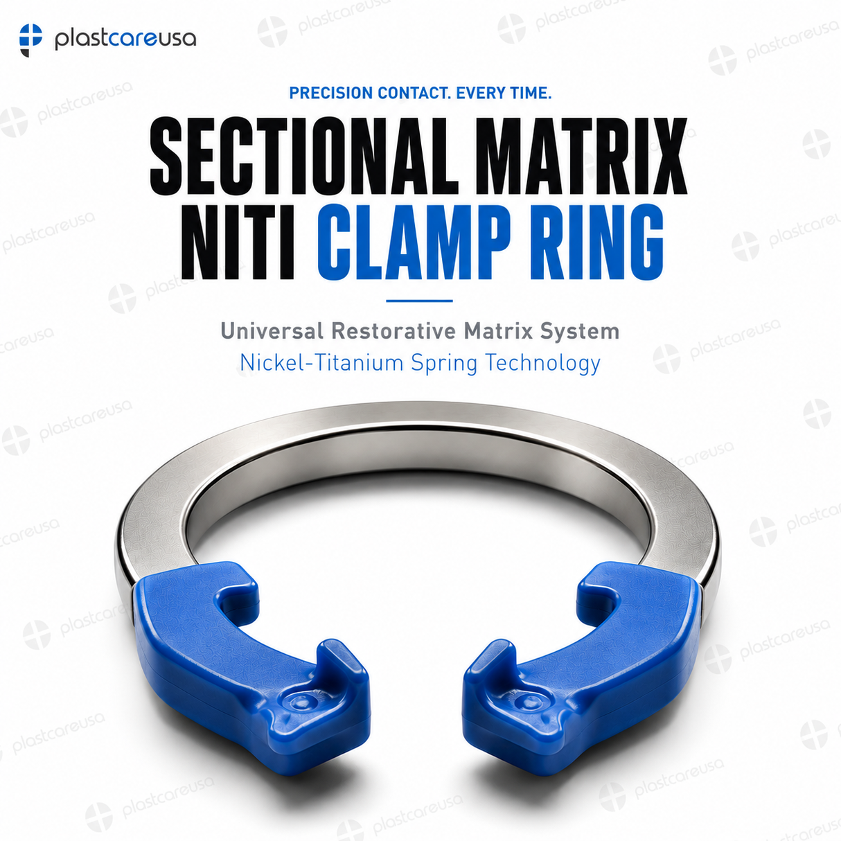 Universal Nickel Titanium Dental Matrix Bands Ring – Sectional Matrix Clamp Refills for Restorative Procedures