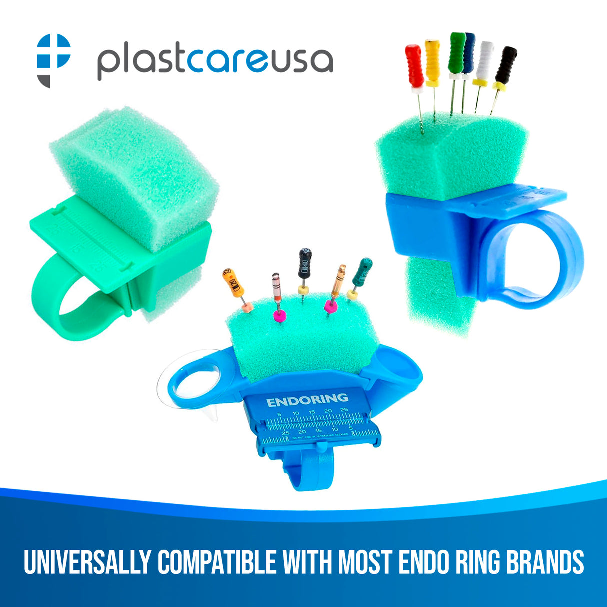 Endodontic Triangle Sponge Foam Cushions for Endo Files (Bag of 50)