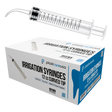 50 Curved Tip 12cc Monoject 412 Style Dental Oral Irrigation Utility Syringes (1 Box) - My DDS Supply