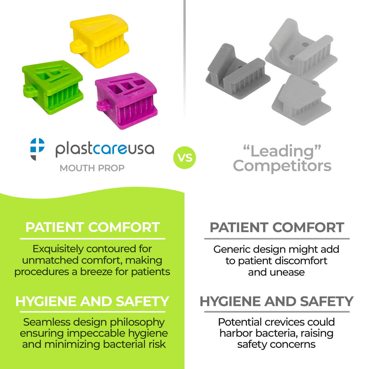 10 x Bite Block Autoclavable Silicone Mouth Props (Large - Purple) - My DDS Supply