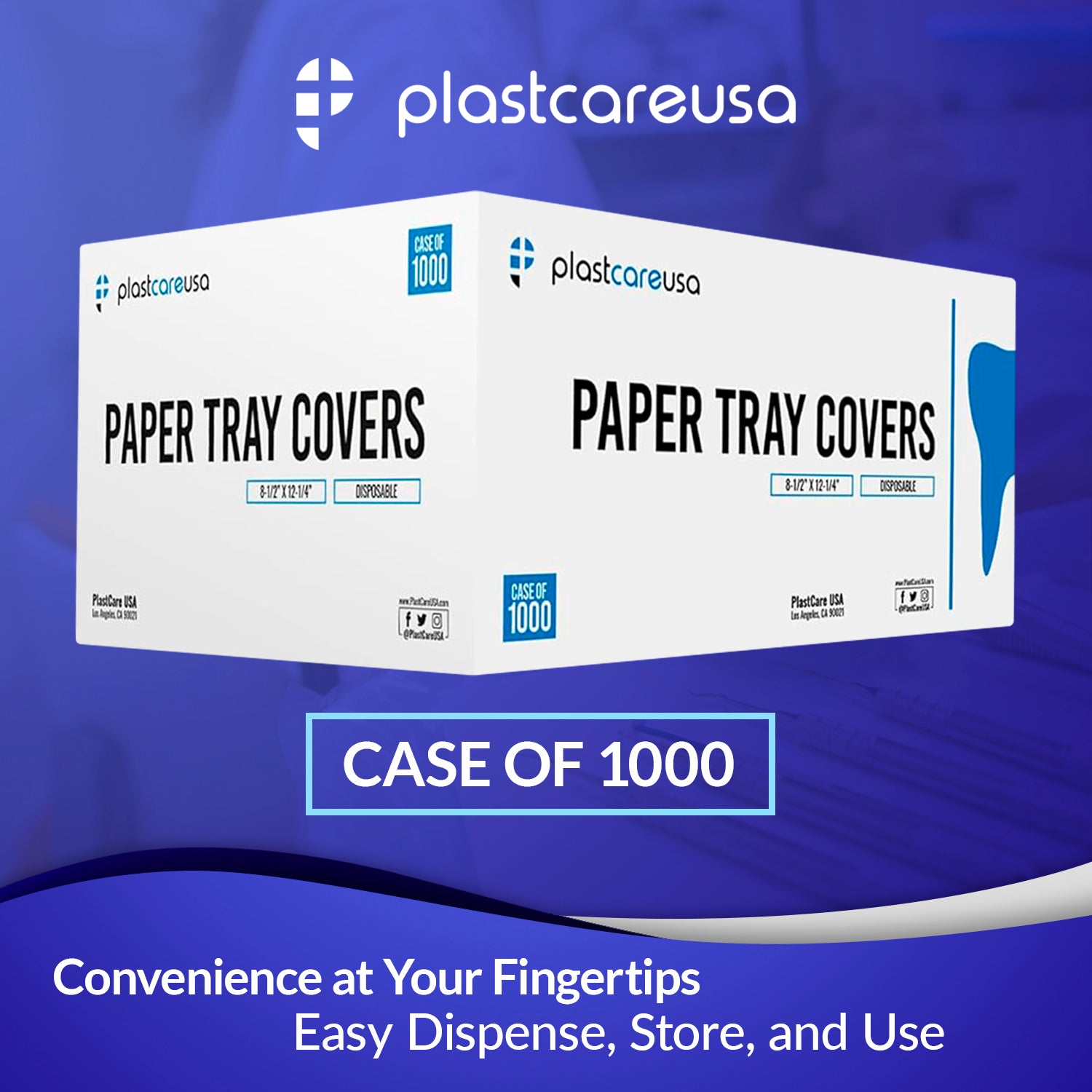 Green Paper Tray Covers for Ritter Size "B" Trays, 8.25 "x 12.25" (Case of 1000)