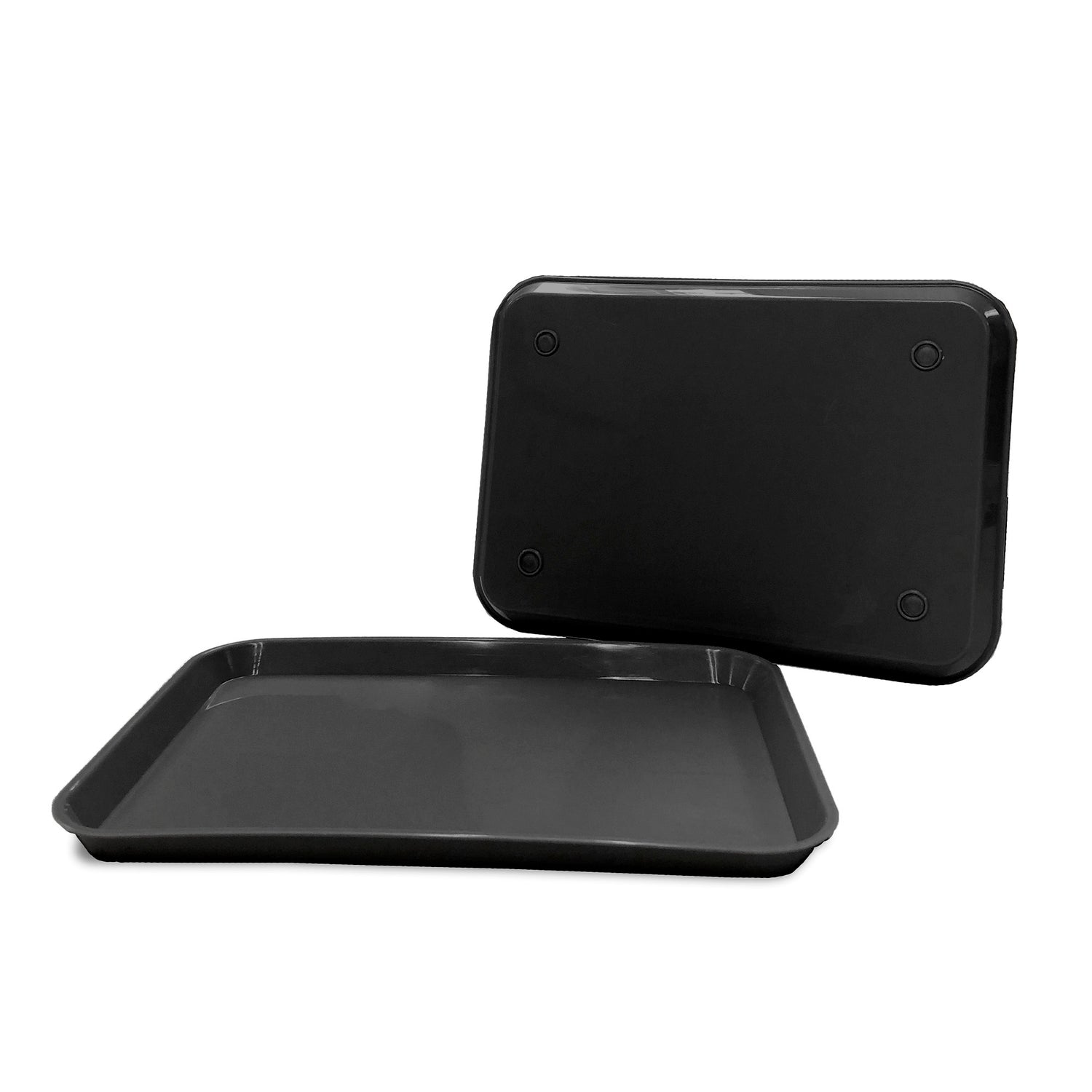 Black Dental Set Up Instrument Autoclave Flat Tray, 13 1/4″ x 9 3/4″ (Ritter Size B) by PlastCare USA