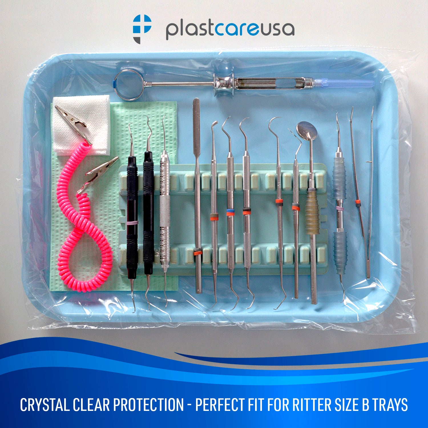 1000 10 1/2" x 14" (Size B) Dental Tray Cover Sleeves (2 Boxes of 500)