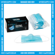 SLIGHTLY DAMAGED BOX-NEW ASTM Level 1 Blue Surgical Face Mask by PlastCare USA (Box of 50) - My DDS Supply