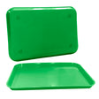 Green Dental Set Up Instrument Autoclave Flat Tray, 13 1/4″ x 9 3/4″ (Ritter Size B) by PlastCare USA - My DDS Supply
