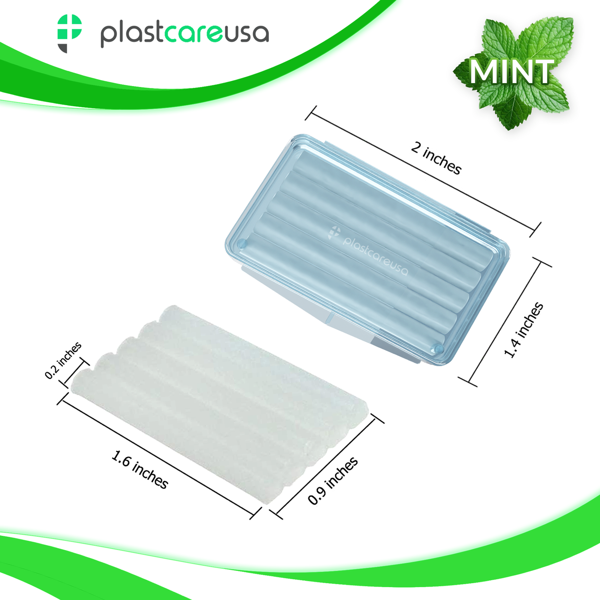 Mint Braces Dental Wax (Bulk Pack of 50 Boxes)