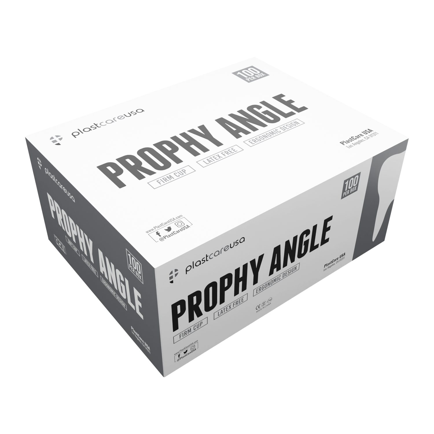 500 Prophy Angles Firm Cup, Disposable & Latex Free, (5 Boxes of 100)