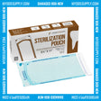 Worn Box-New 1000 5.25" x 10" Self-Sealing Sterilization Pouches by PlastCare USA (Warehouse Deal) - My DDS Supply