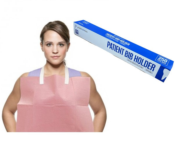 2000 Disposable Bib Holders (8 Boxes of 250) - My DDS Supply