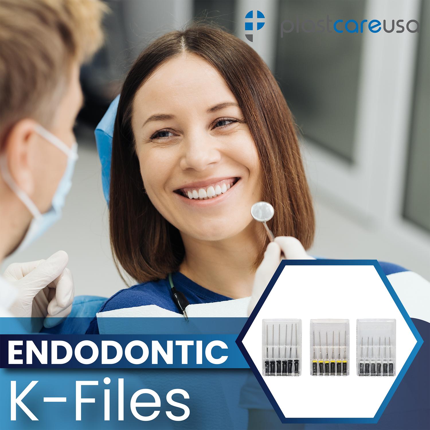 Size 6 21mm Endo K-Files, Endodontic K Files (Stainless Steel) - My DDS Supply