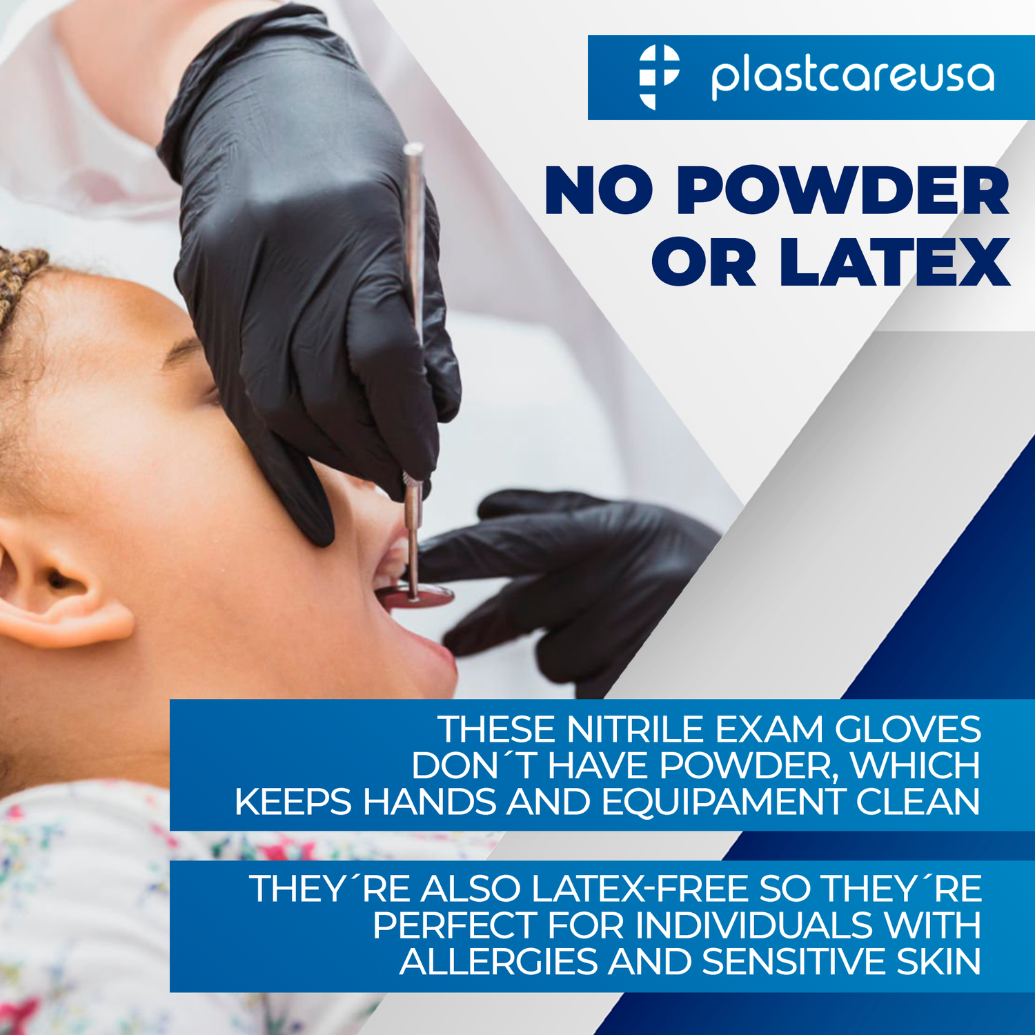 1000 XL Extra Large Black Nitrile Disposable Tattoo Food Work Cleaning Powder Free Gloves - My DDS Supply