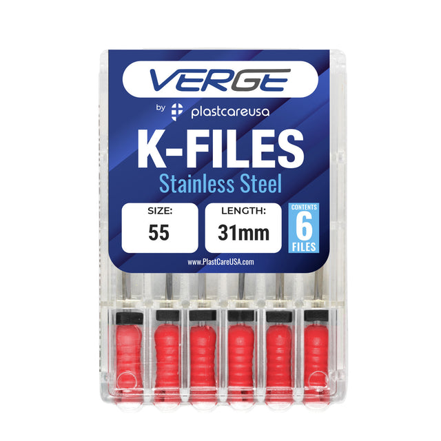 Size 55 31mm Endo K-Files, Endodontic K Files (Stainless Steel) - My DDS Supply