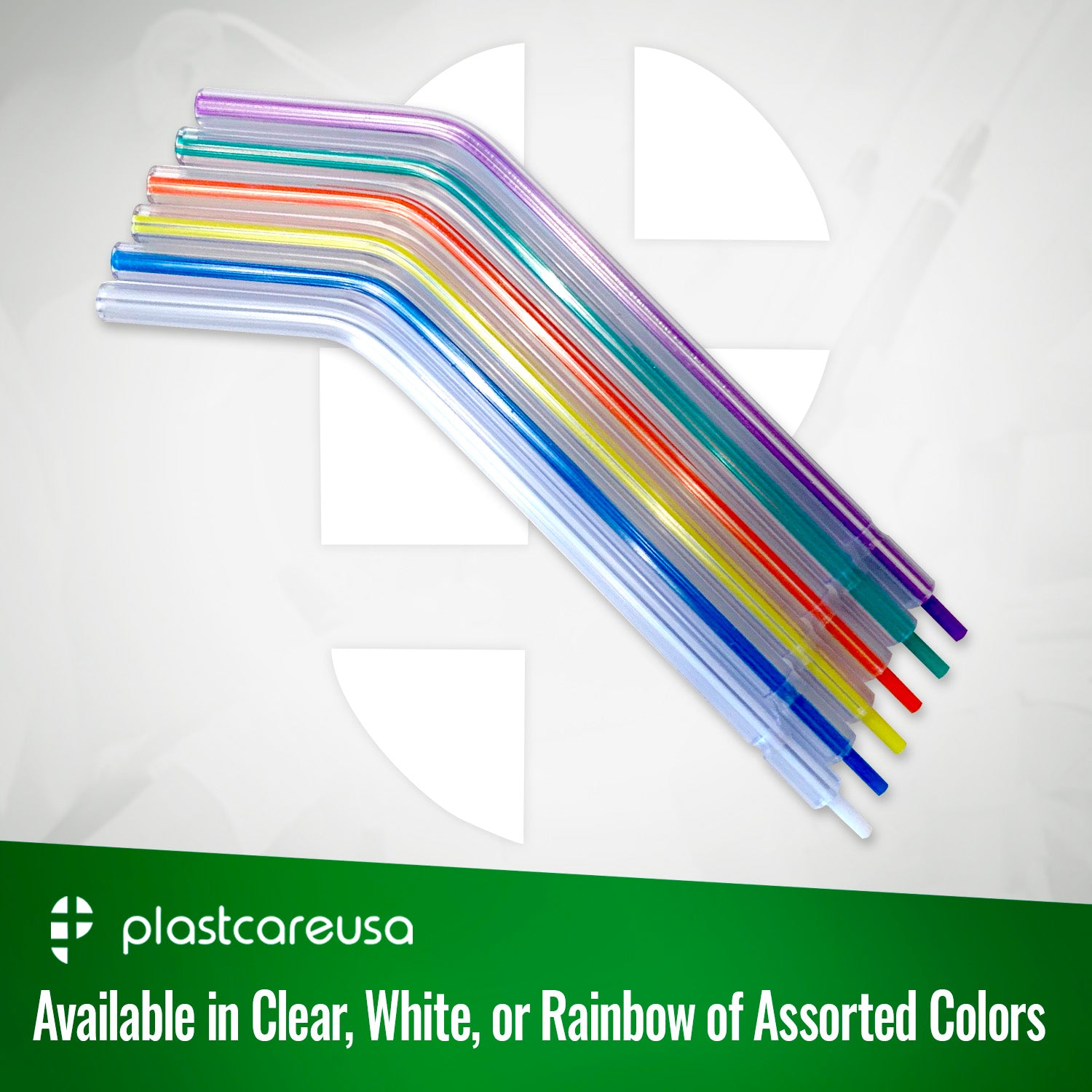 1000 x Clear Air-Water Syringe Tips, (4 Bags of 250) by PlastCare USA - My DDS Supply