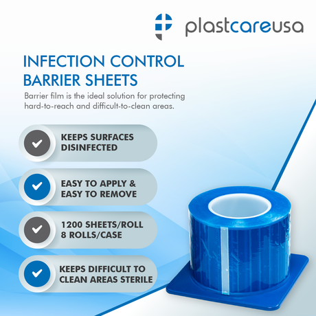 Blue Barrier Film, 4" x 6", 1200 Sheets - My DDS Supply