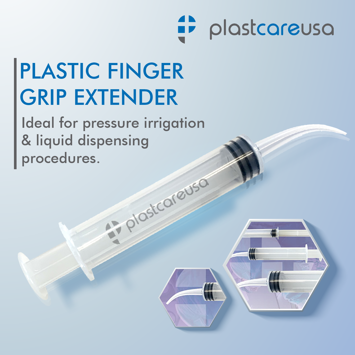 1000 x Curved Tip 12cc Monoject Style Utility Syringes (20 Boxes of 50) by PlastCare USA - My DDS Supply