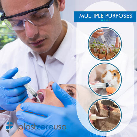 50 Curved Tip 12cc Monoject 412 Style Dental Oral Irrigation Utility Syringes (1 Box) - My DDS Supply