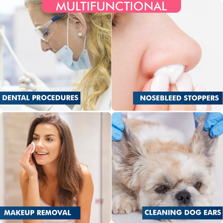 20,000 Plain Wrapped Cotton Rolls 1-1/2" x 3/8", (#2 Medium) by PlastCare USA - My DDS Supply