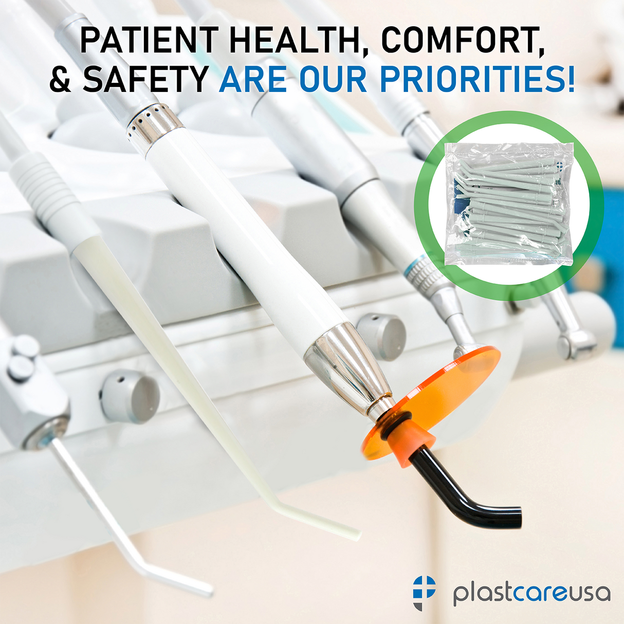 25 x Medium White 1/8" Dental Surgical Aspirator Tips (1 Bag) - My DDS Supply