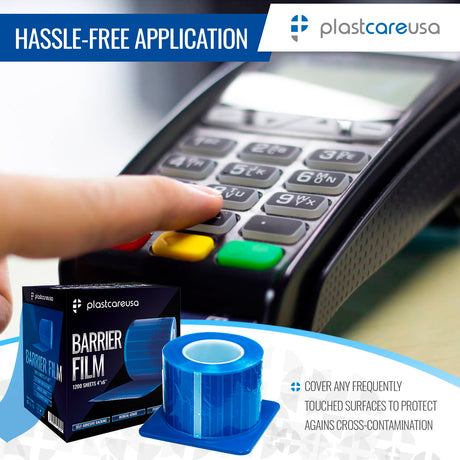 Blue Barrier Film, 4" x 6", 1200 Sheets - My DDS Supply