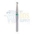 10 FG4 19mm Round Carbide Dental Burs for High Speed Handpiece Friction Grip - My DDS Supply